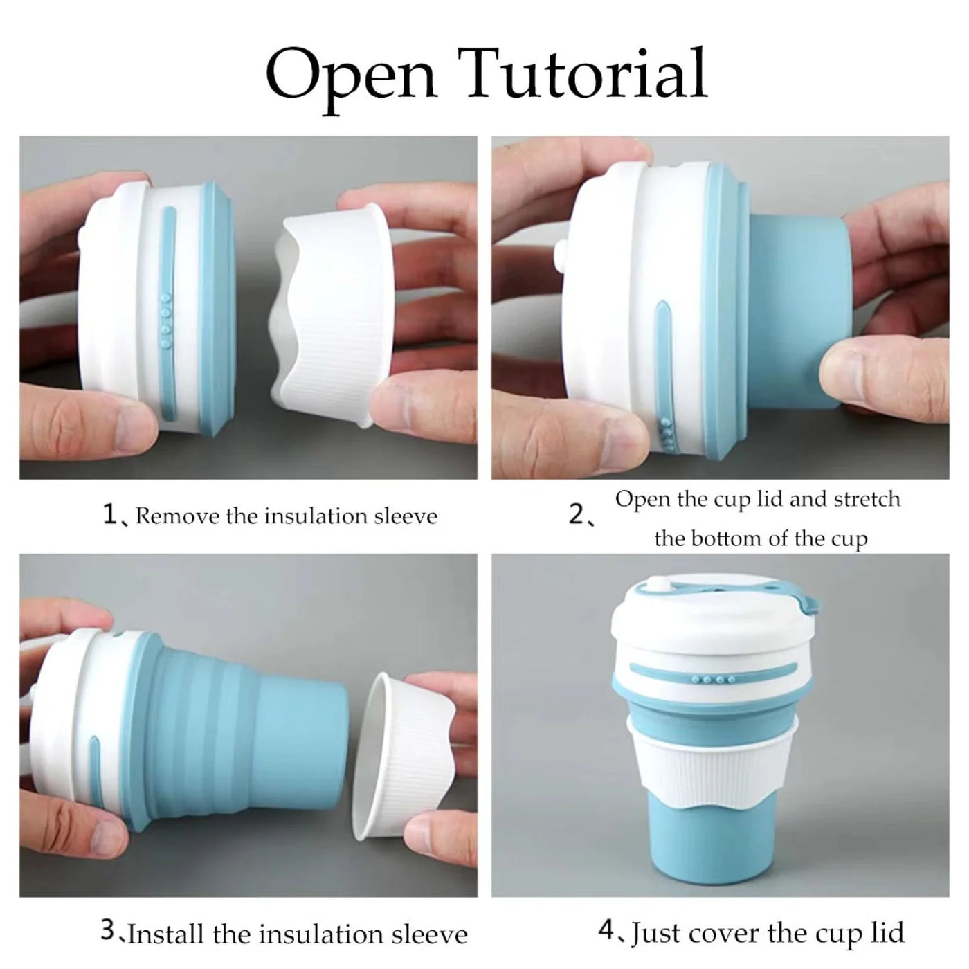 Collapsable Travel Friendly Coffee/Tea Cup
